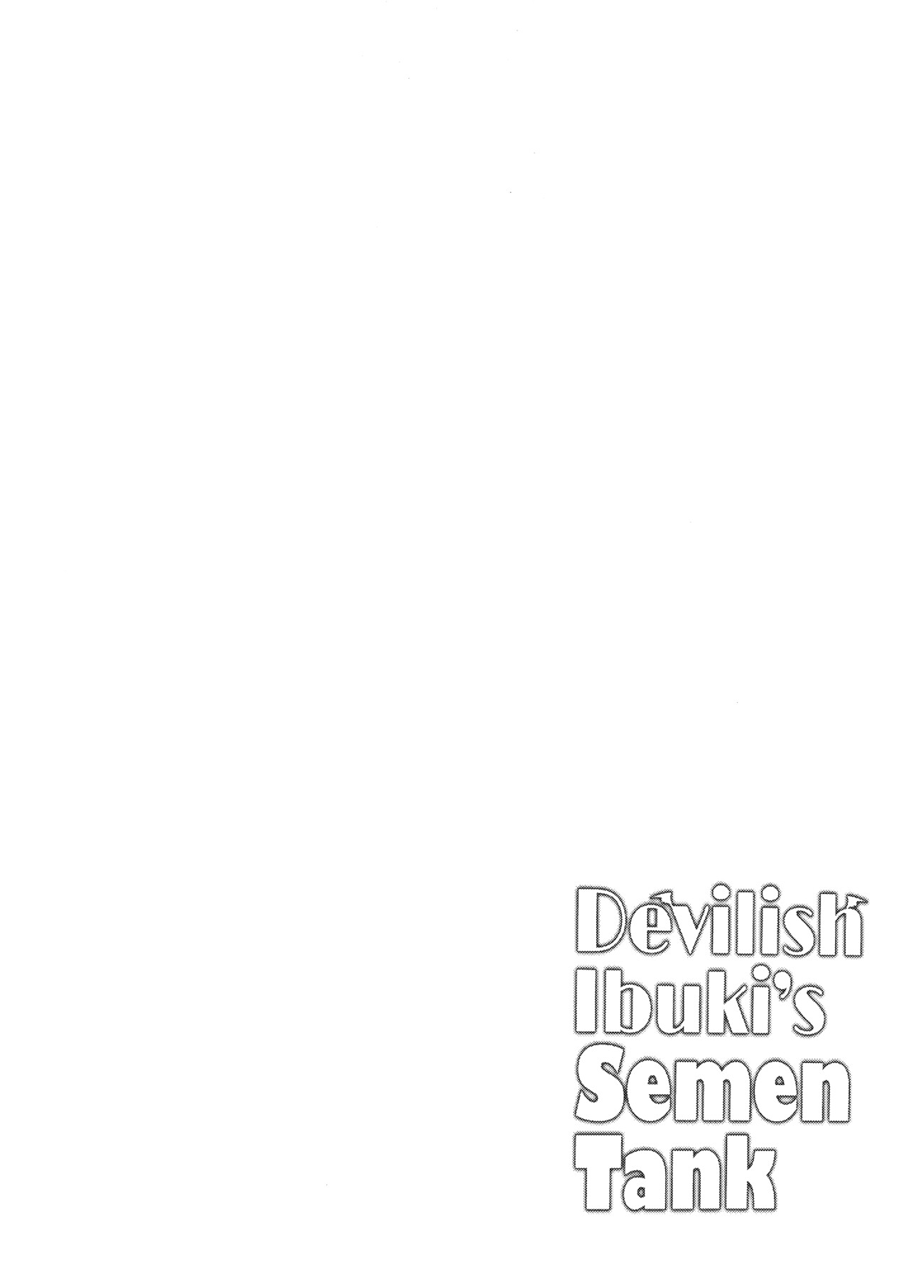 Hentai Manga Comic-Devilish Ibuki's Semen Tank-Read-3
